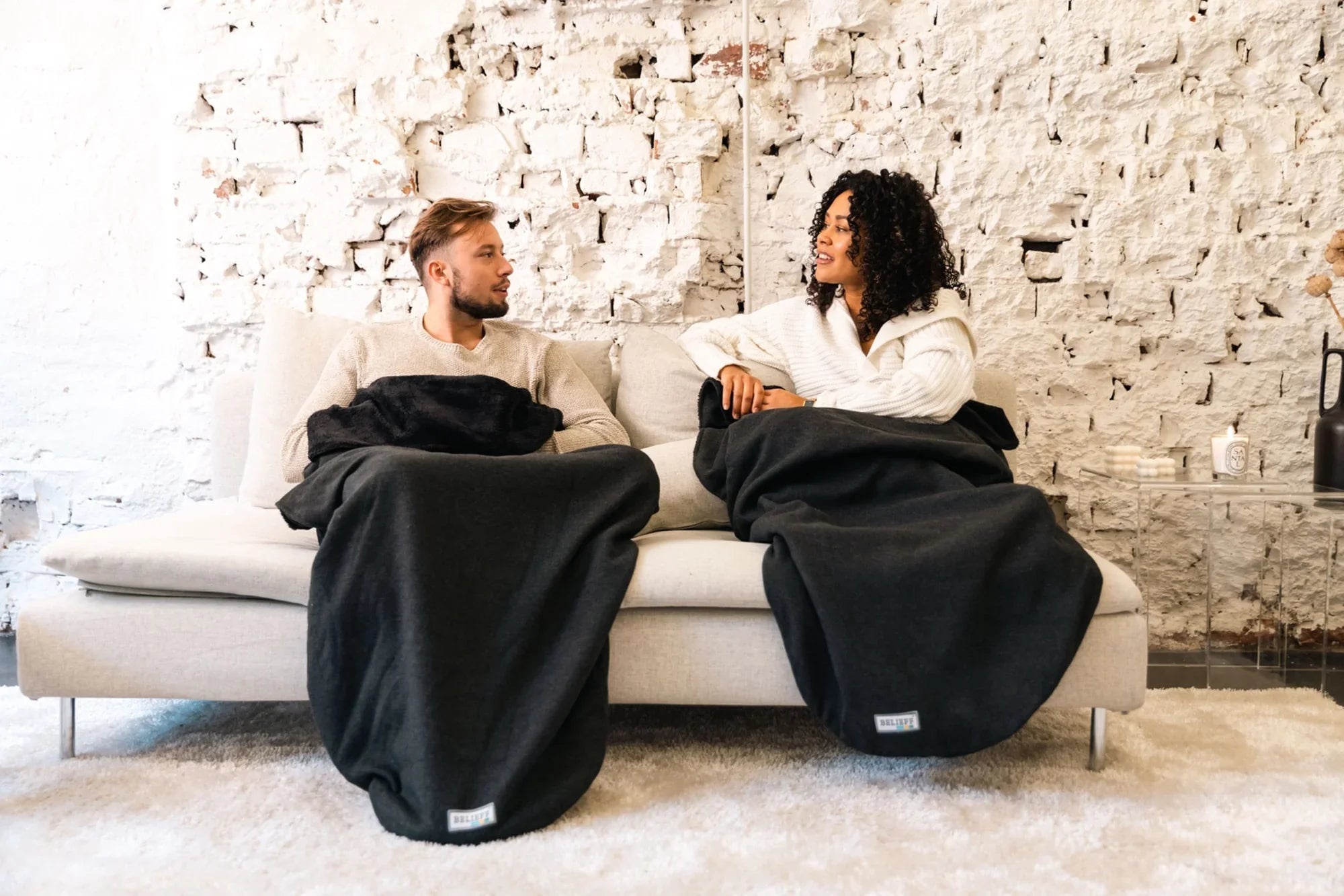 Cozy deken voor op de bank - Belieff