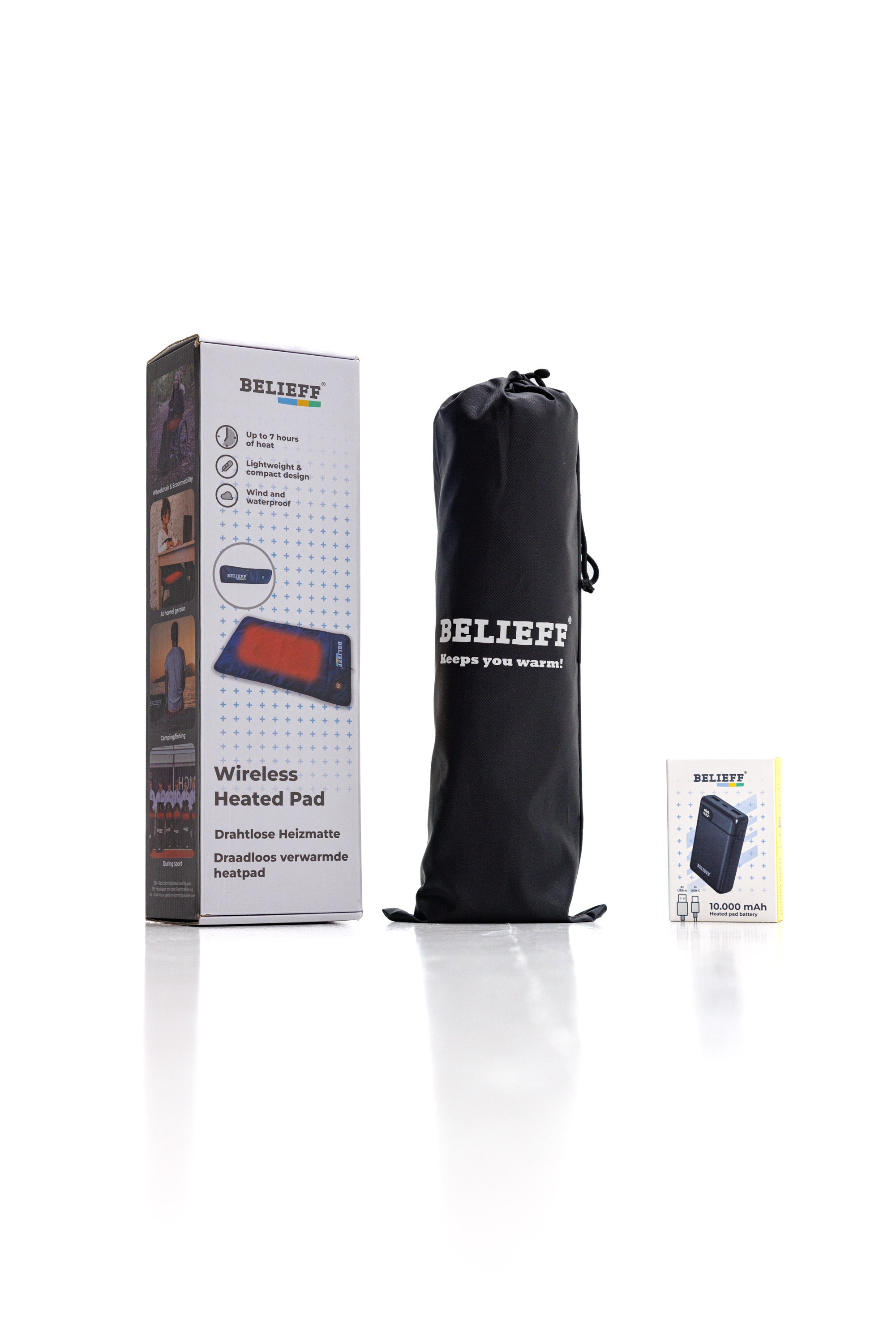 Warmtekussen inclusief Powerbank