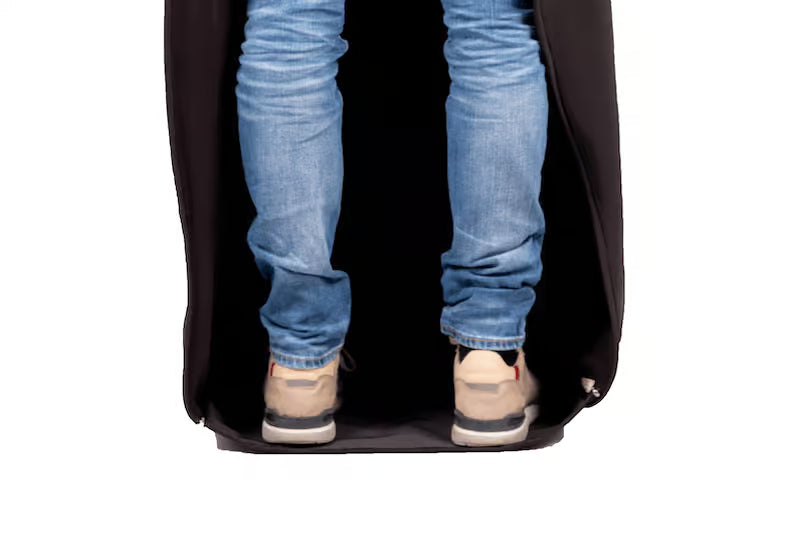 Belieff Outdoor blanket with flexible base layer – water and wind repellent – ​​Double lined – fleece lining – hand pockets