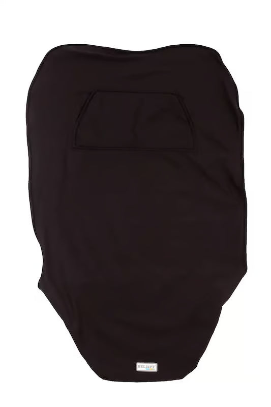 Belieff Kids blanket with flexible base - Double lined - water and wind repellent - Black