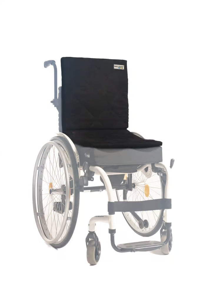 Wireless heating pad – back and bottom – 3 heat settings – up to 49 degrees – power bank not included 