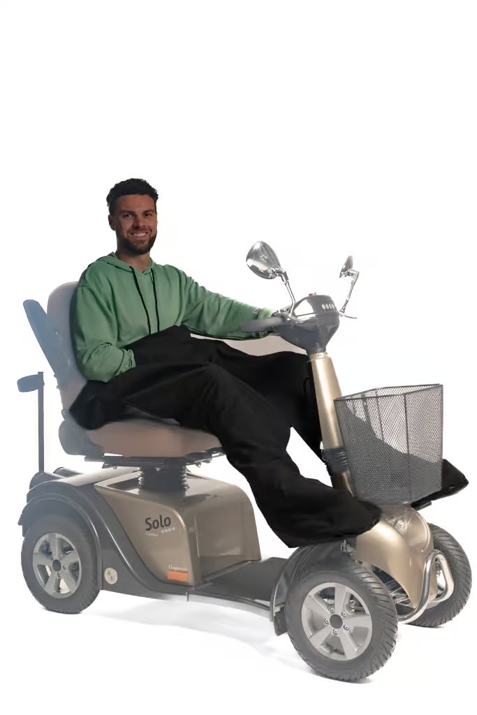 Belieff Elektromobil-Decke, zwei Fußsäcke – Geeignet für Fahrzeuge mit mittiger Lenkstange