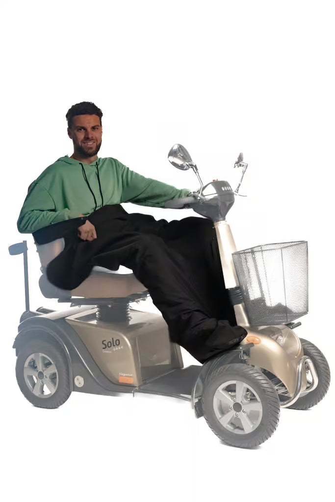 Belieff Elektromobil-Decke, zwei Fußsäcke – Geeignet für Fahrzeuge mit mittiger Lenkstange