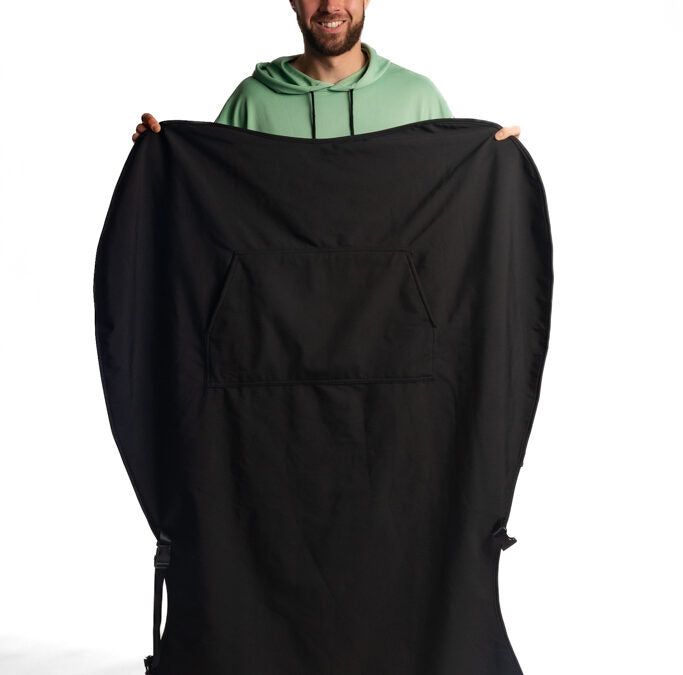 Belieff Scootmobiel deken - open onderkant - Waterdicht - Winddicht - Handzakken