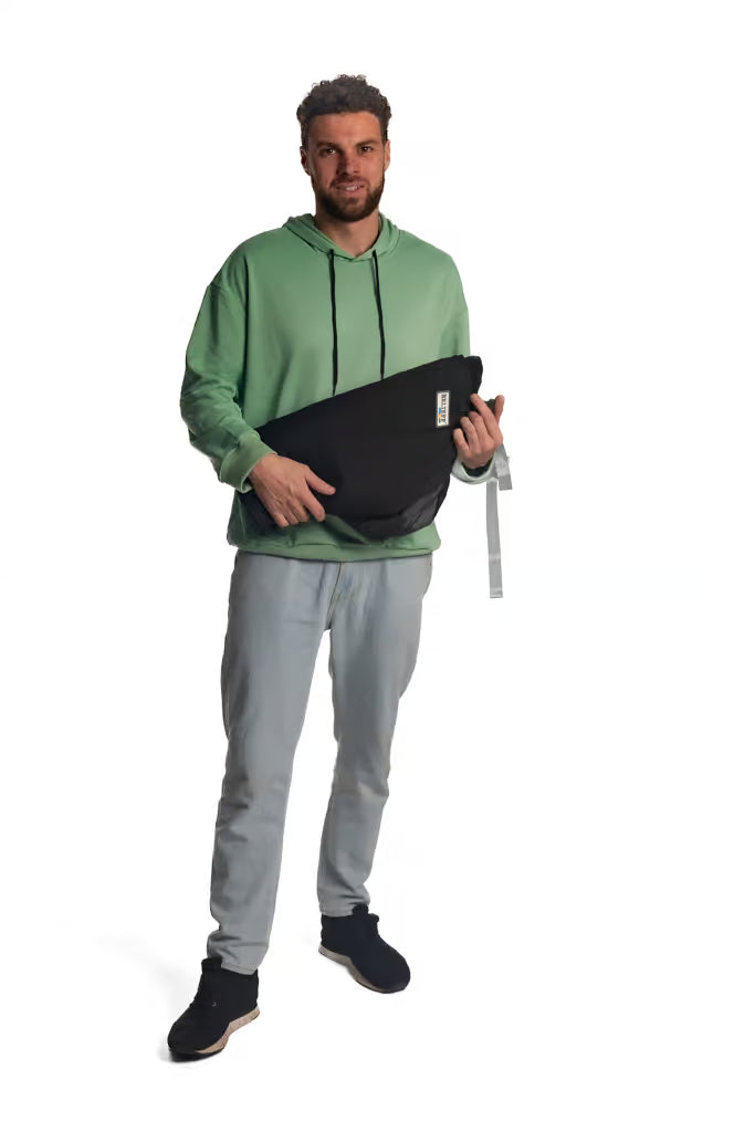 Outdoor-Wickeldecke XL mit Handwärmertaschen