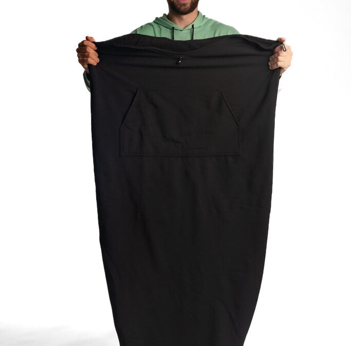 Belieff Warme Outdoor Deken dicht – dubbel gevoerd – handzakken – water en wind afstotend