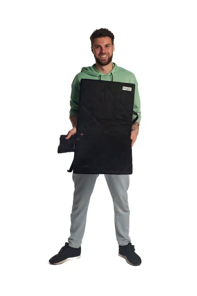 Wireless heating pad – back and bottom – 3 heat settings – up to 49 degrees – power bank not included 