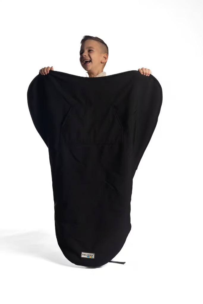 Belieff Kids rolstoel deken met voetenzak – Dubbel gevoerd – Winddicht – handzakken