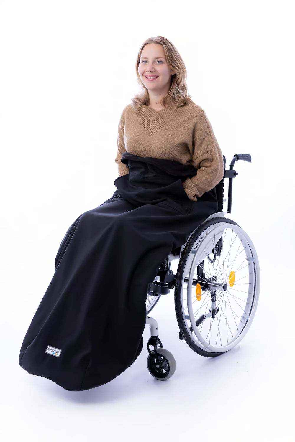 Belieff Rolstoel deken open onderkant – handzakken – water en windafstotend