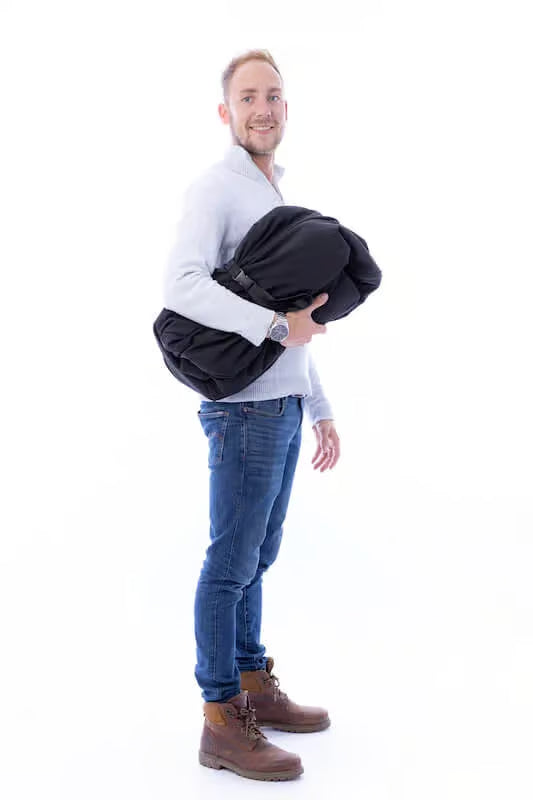 Belieff wheelchair blanket - Closed back - Zipper on both sides for opening