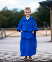Belieff warm terry poncho kids