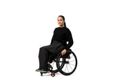Beenhoes voetenzak en gesloten achterkant - Unisex - Mos collectie - Zwart - Belieff
