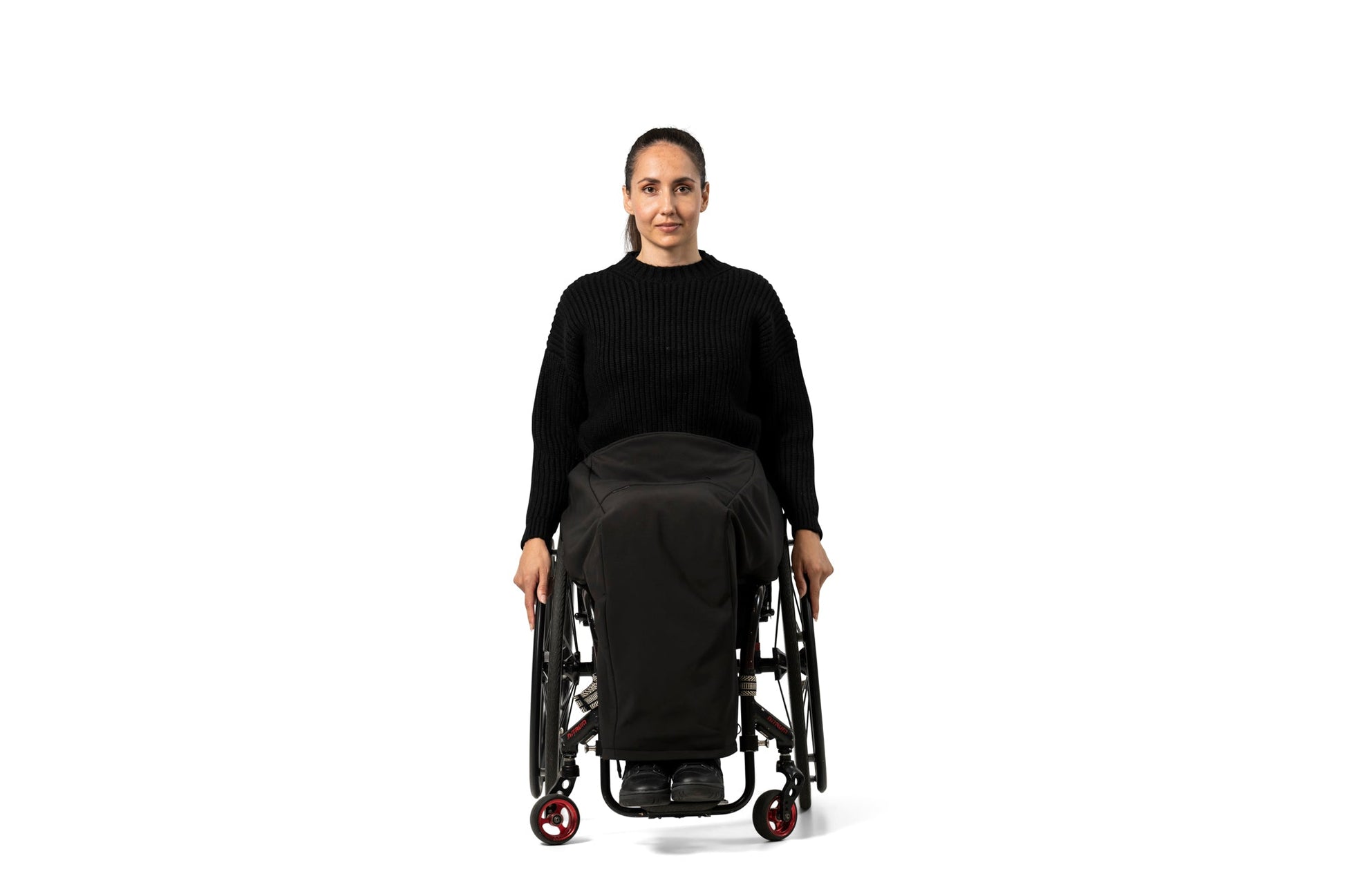 Beenhoes voetenzak en gesloten achterkant - Unisex - Mos collectie - Zwart - Belieff