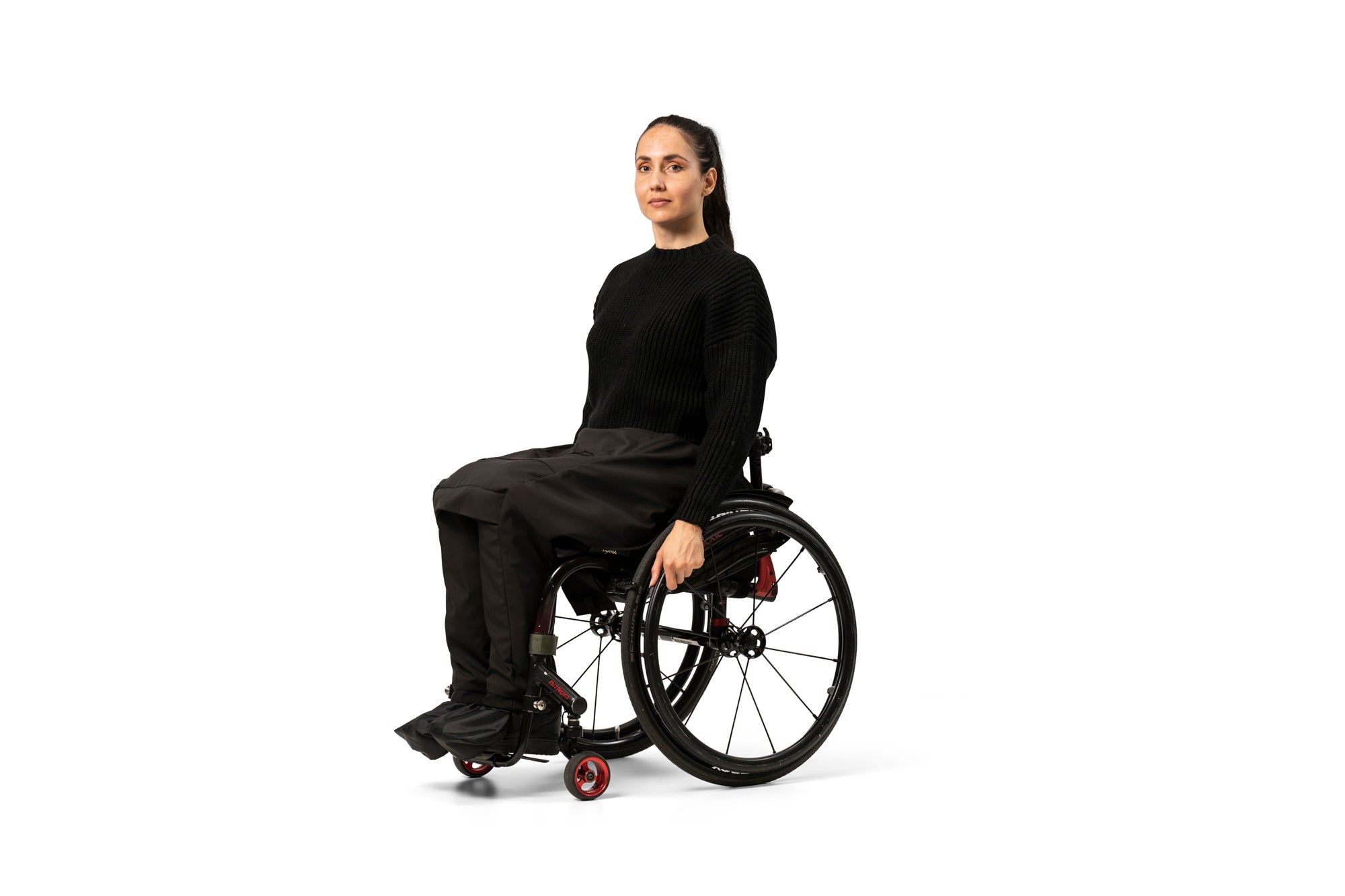 Beenhoes voor een handbike of aankoppelfietsen – Unisex - MOS collectie - Belieff