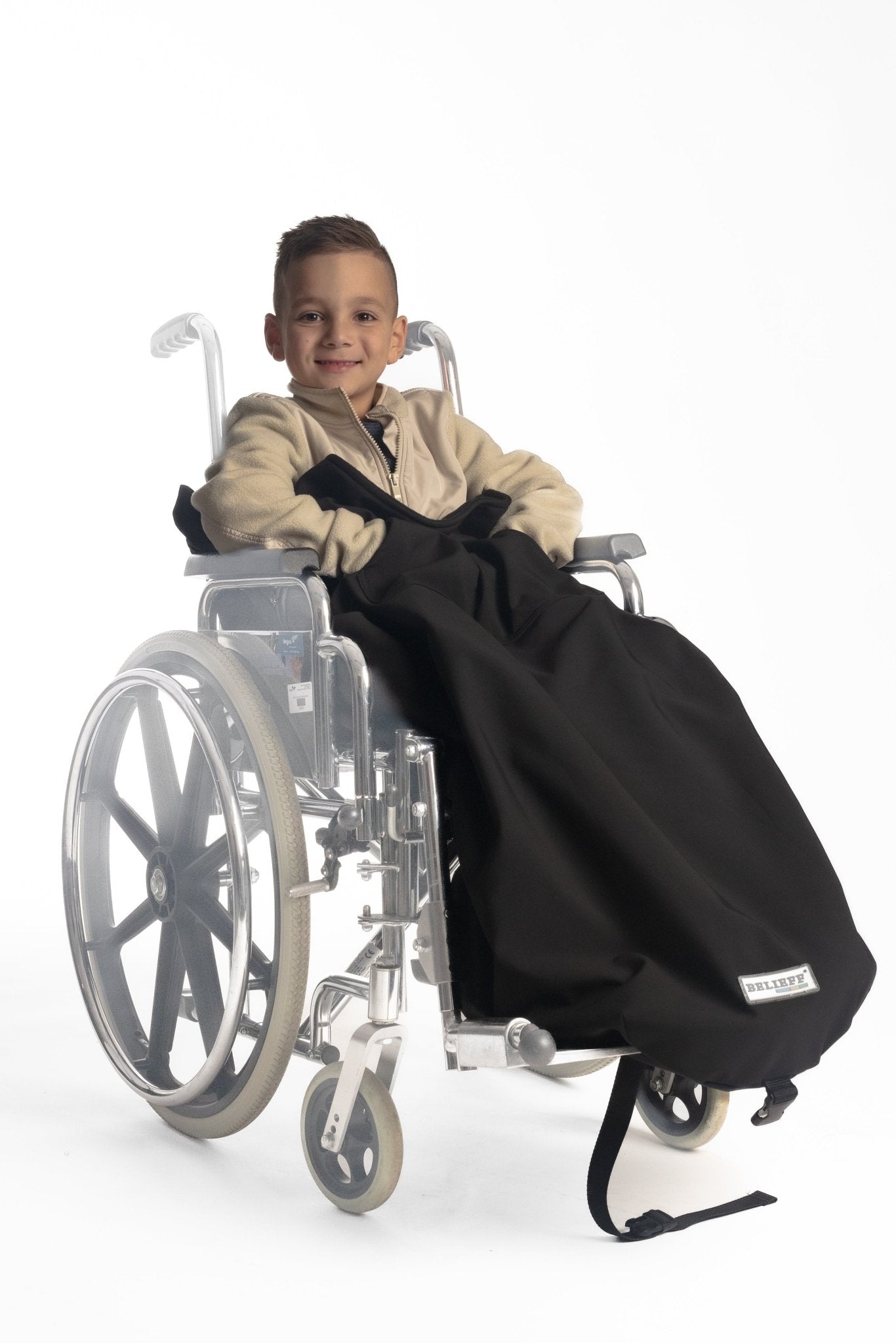 Belieff Kids rolstoeldeken gesloten achterkant – dubble gevoerd – water en wind afstotend - Belieff