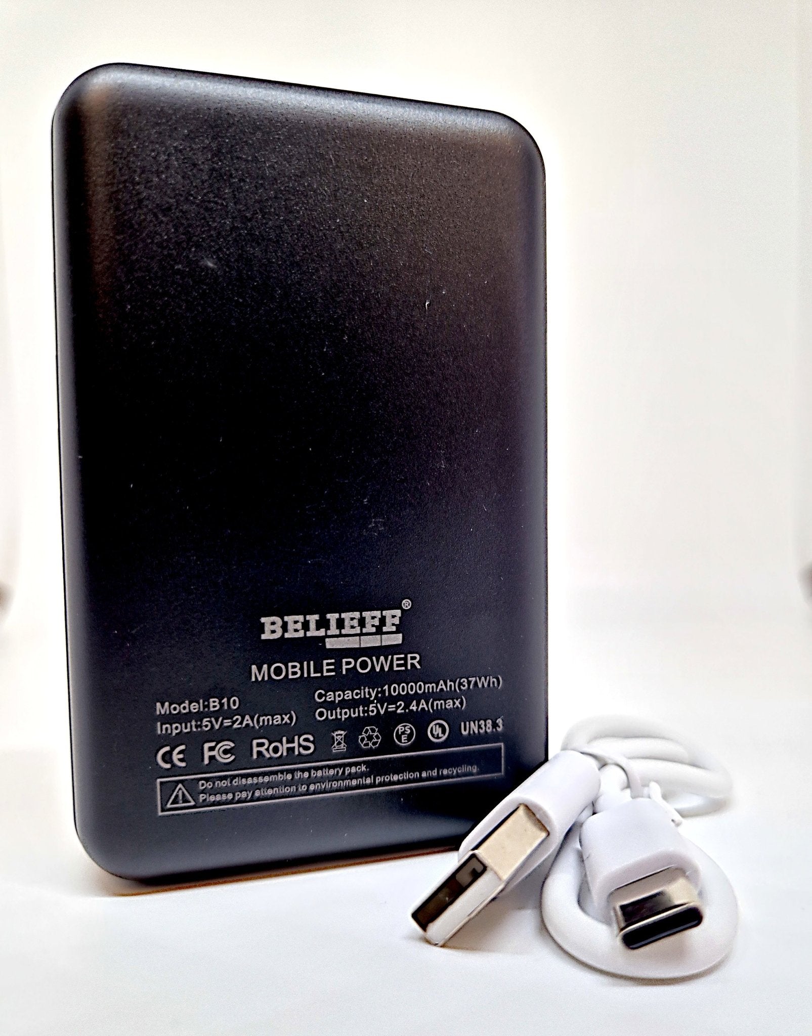 Belieff powerbank 10.000MAH - tot 6 uur verwarmen - Belieff