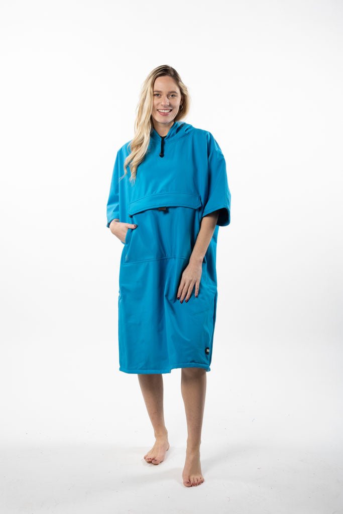 Belieff rPETH softshell warme poncho - 100% gerecycled materiaal - UITVERKOOP! - Belieff