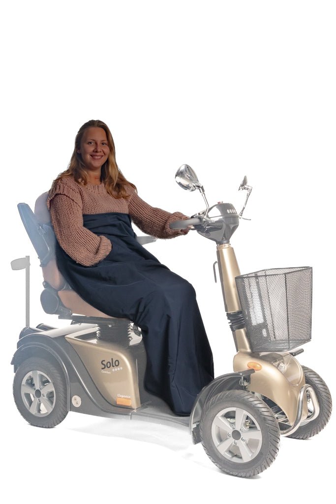 Belieff Scootmobiel deken - open onderkant - Waterdicht - Winddicht - Handzakken - Belieff