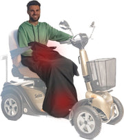 Belieff Verwarmde Scootmobieldeken met Voetenzak - Belieff