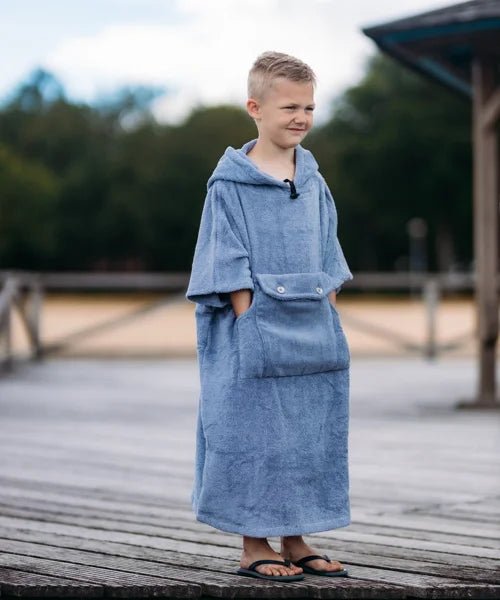 Belieff warme badstof poncho kids - Belieff