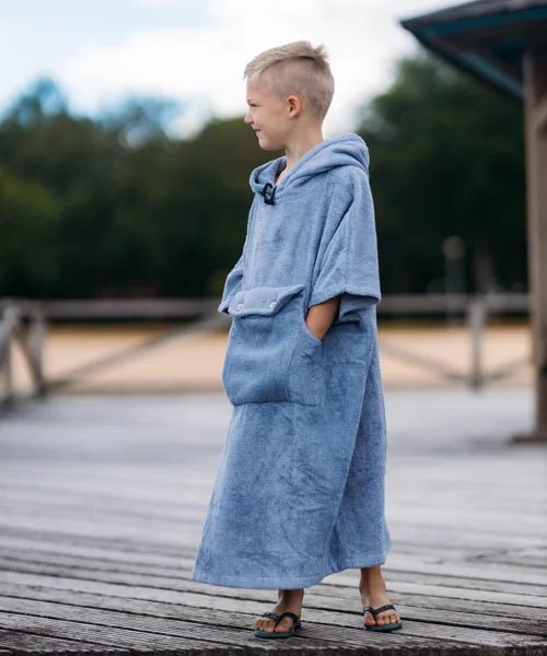 Belieff warme badstof poncho kids - Belieff