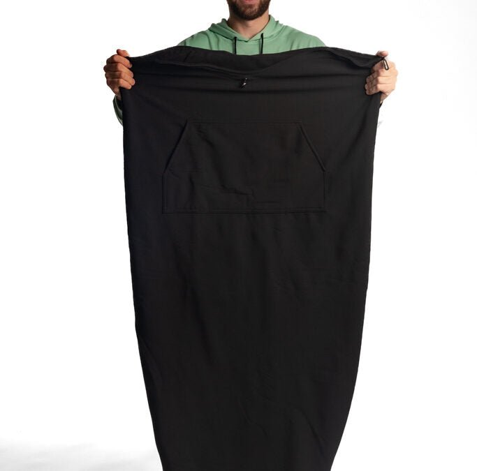 Belieff Warme Outdoor Deken dicht – dubbel gevoerd – handzakken – water en wind afstotend - Belieff