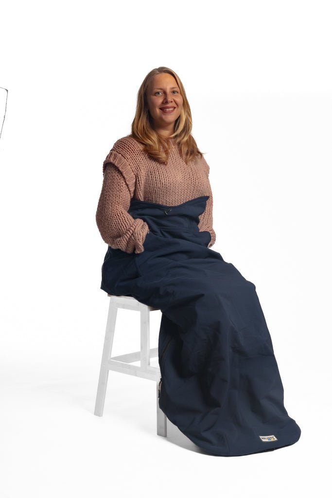 Belieff Warme Outdoor Deken dicht – dubbel gevoerd – handzakken – water en wind afstotend - Belieff