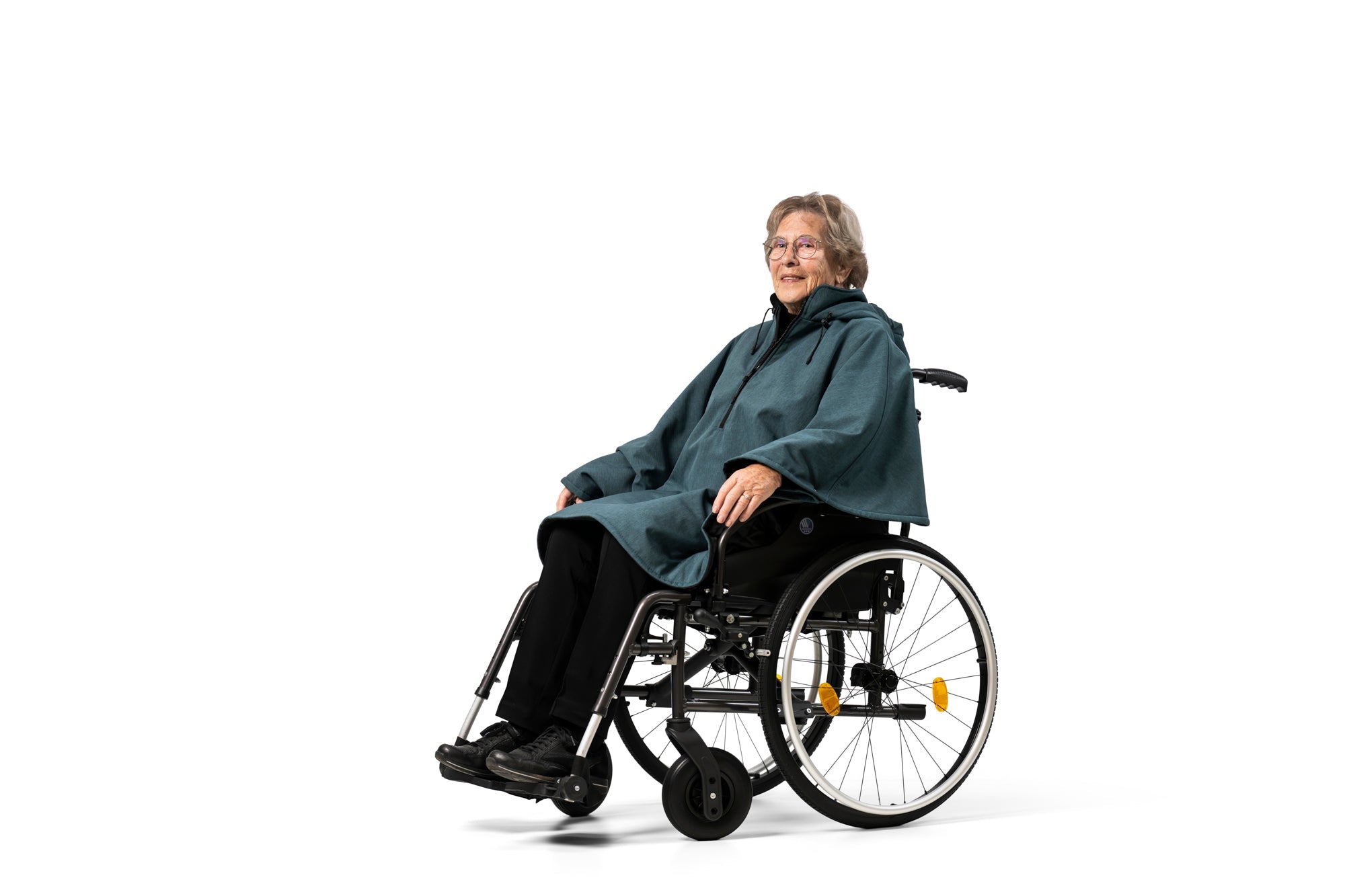 Rolstoel Cape - dubbelgevoerd - warm en droog - unisex - MOS collectie - Belieff