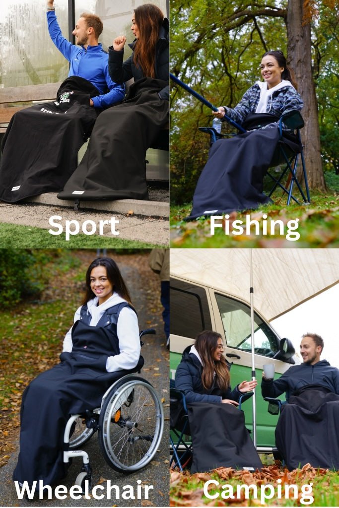 Verwarmde voetenzak met powerbank - Belieff